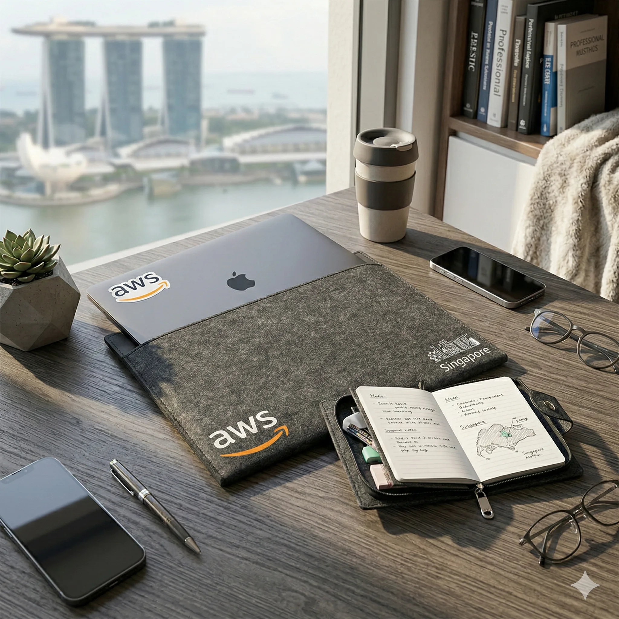 Custom branded employee recognition gift set Malaysia