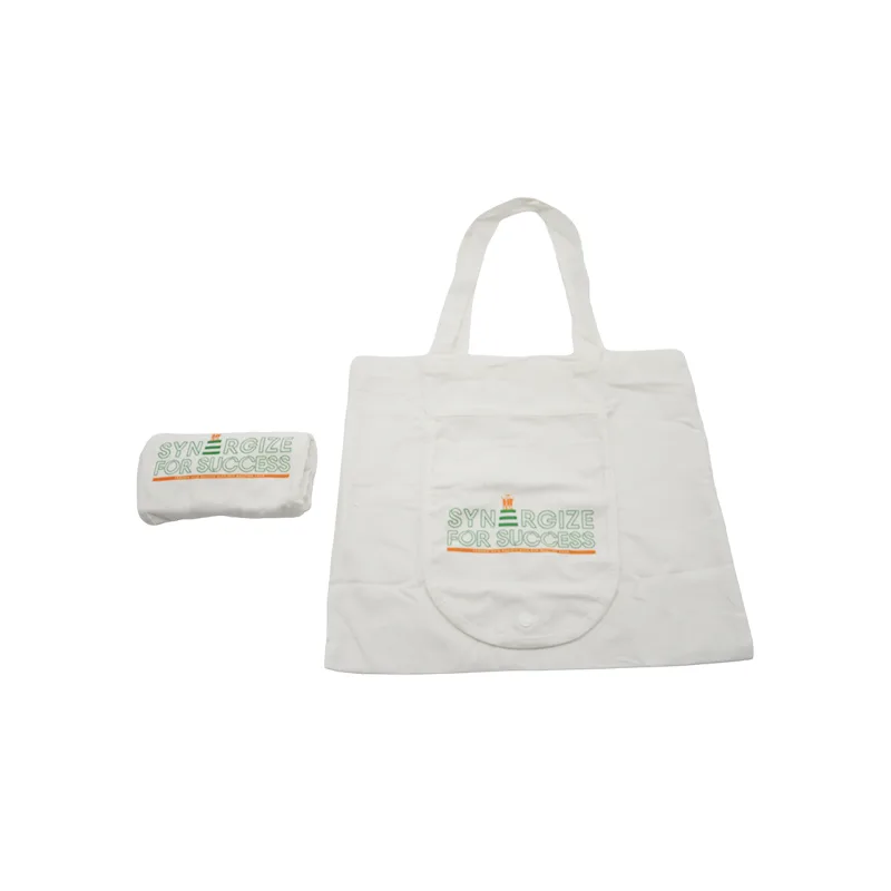 Bamboo fibre foldable shopping bag