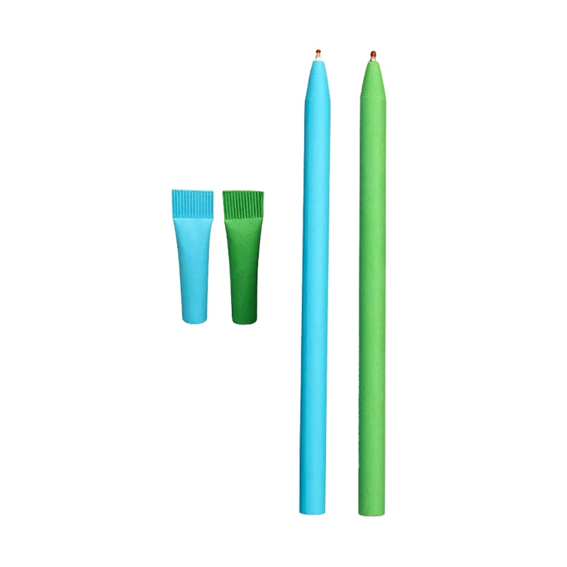 Recycled Paper Pen with Cap — view 2